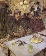 unknow artist Lautrec-s Monsieur Boileau at the Cafe France oil painting artist